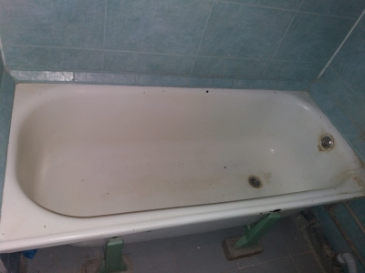 Обновление ванны жидким акрилом в Киеве